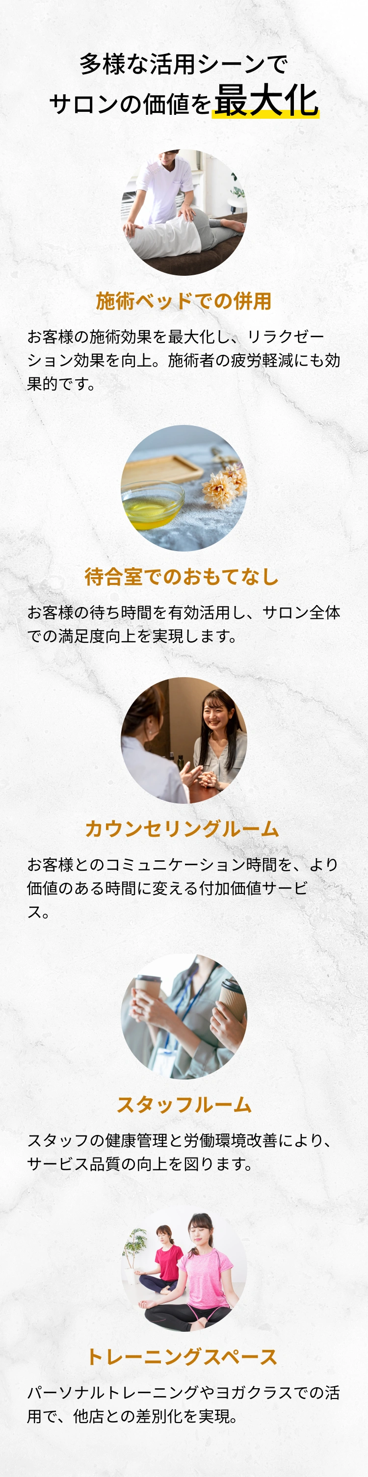 サロン・治療院の収益向上をお考えの方へ